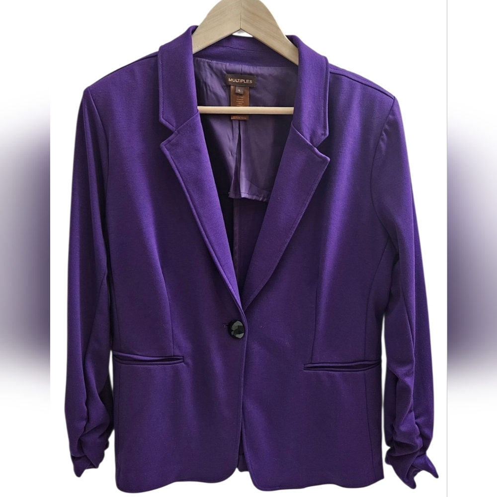 Multiples Blazer Jacket Size Large Stylish With R… - image 1